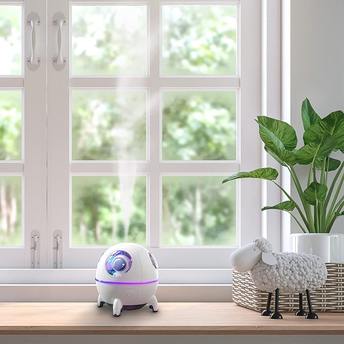 Humidificador Nave Espacial – Aire Fresco y Diseño Futurista