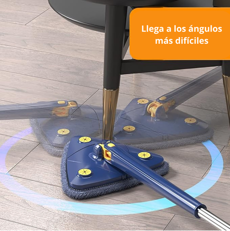 Mopa Triangular Giratoria – Limpieza Fácil y Eficiente en Cada Esquina