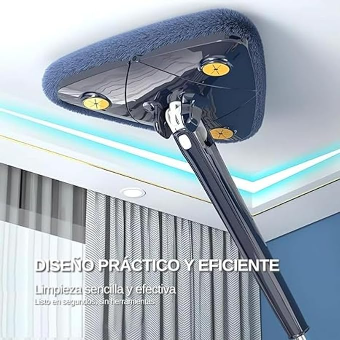 Mopa Triangular Giratoria – Limpieza Fácil y Eficiente en Cada Esquina