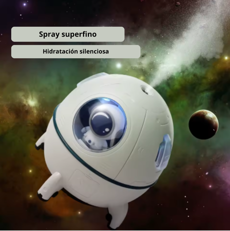 Humidificador Nave Espacial – Aire Fresco y Diseño Futurista