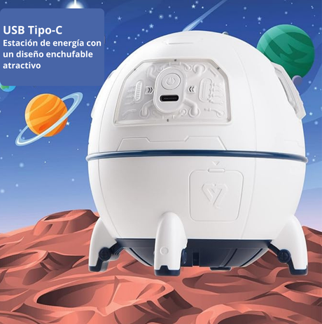 Humidificador Nave Espacial – Aire Fresco y Diseño Futurista